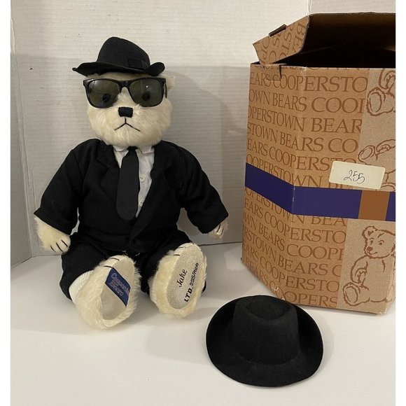 Rare Cooperstown Bears Blue Brothers Limited Edition  # 255 Of  1000 Collection - Picture 1 of 12